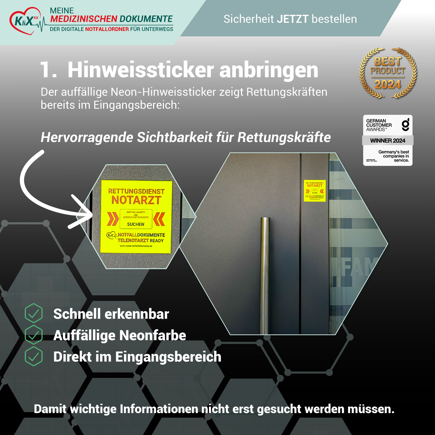 KliXFiX Hinweissticker