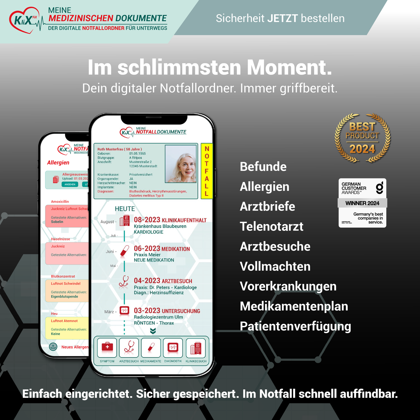 Digitaler Notfallordner - Im schlimmsten Moment