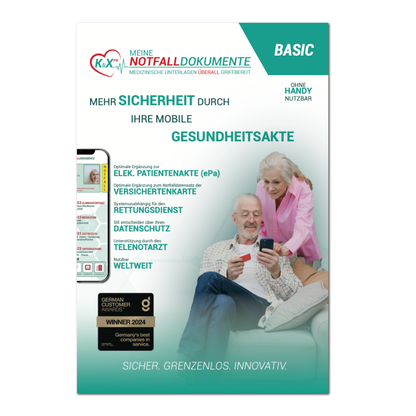 KliXFiX Basic - Mein digitaler Notfallordner