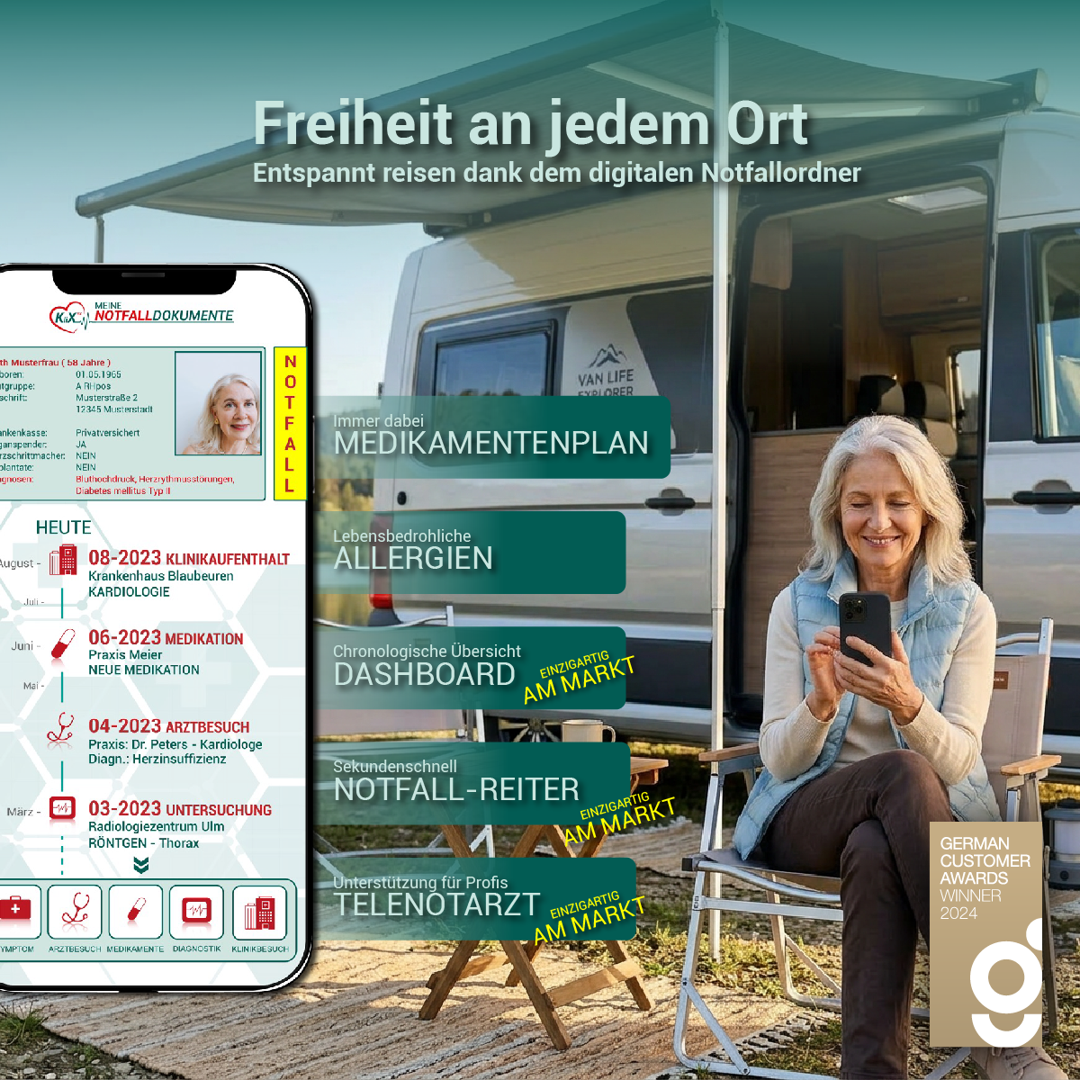 KliXFiX Basic - Mein digitaler Notfallordner