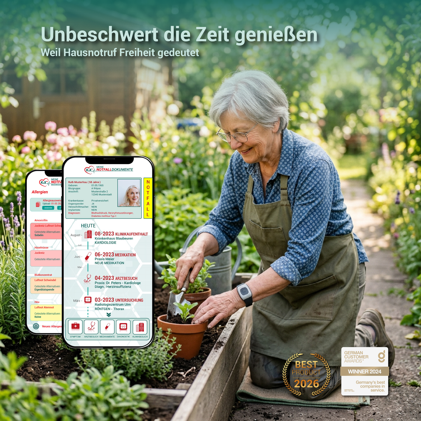 KliXFiX Digitaler Notfallordner für Hausnotrufteilnehmer