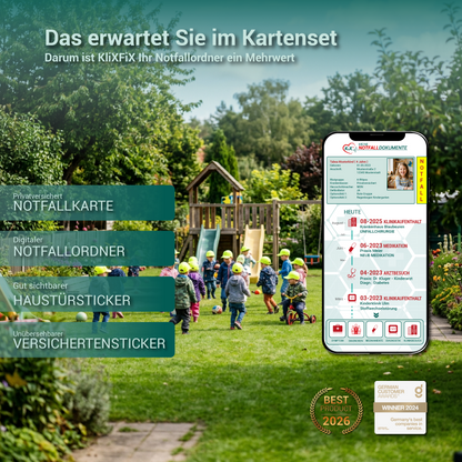KliXFiX Kids Edition – Notfallordner für Kinder
